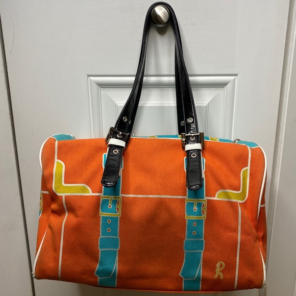 AUTH ROBERTA DI CAMERINO TOTE BAG MADE IN ITALY - Picture 4 of 12